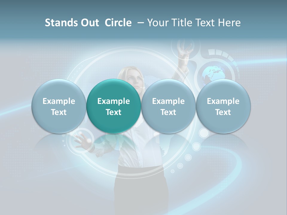 Select Person Worldmap PowerPoint Template