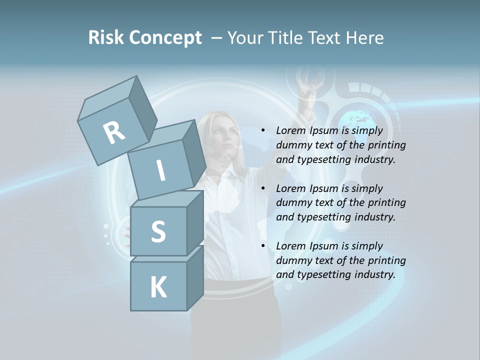 Select Person Worldmap PowerPoint Template