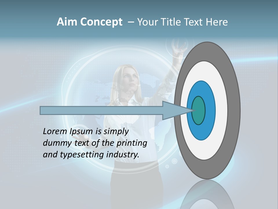 Select Person Worldmap PowerPoint Template