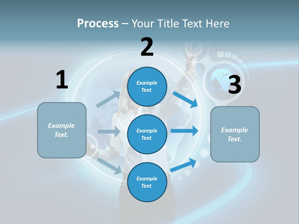 Select Person Worldmap PowerPoint Template