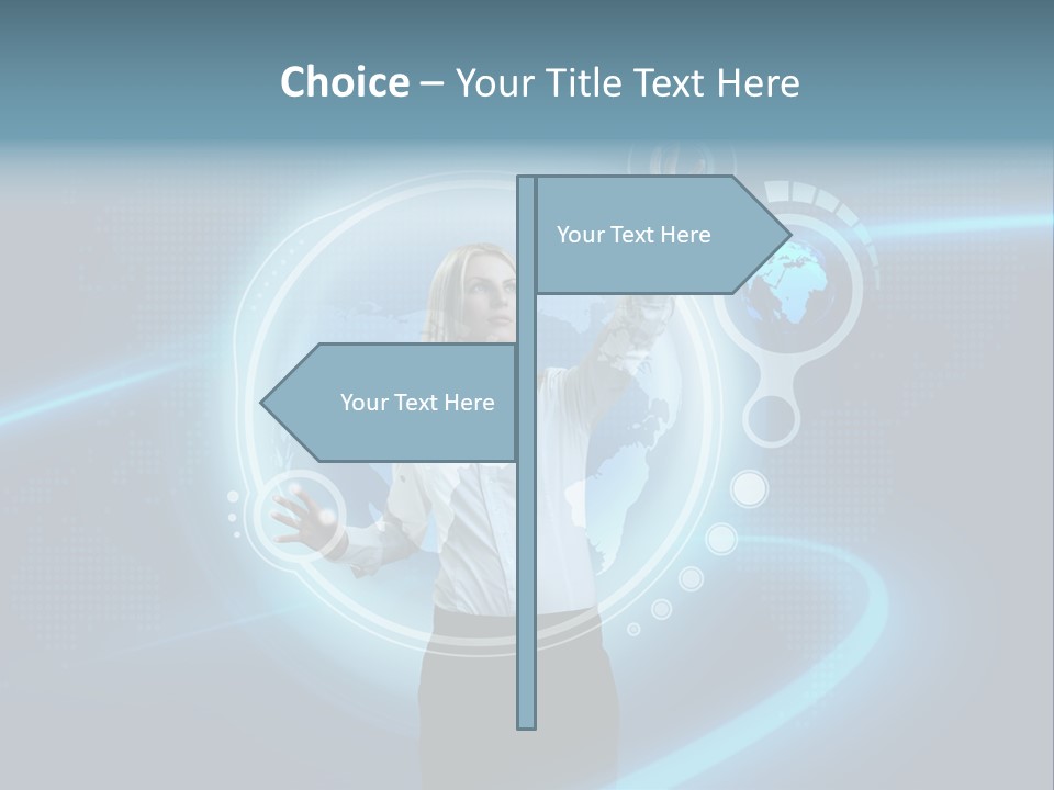 Select Person Worldmap PowerPoint Template