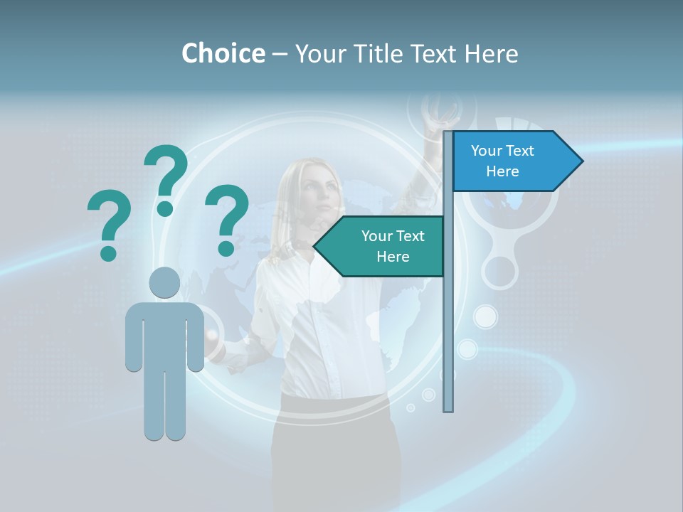 Select Person Worldmap PowerPoint Template