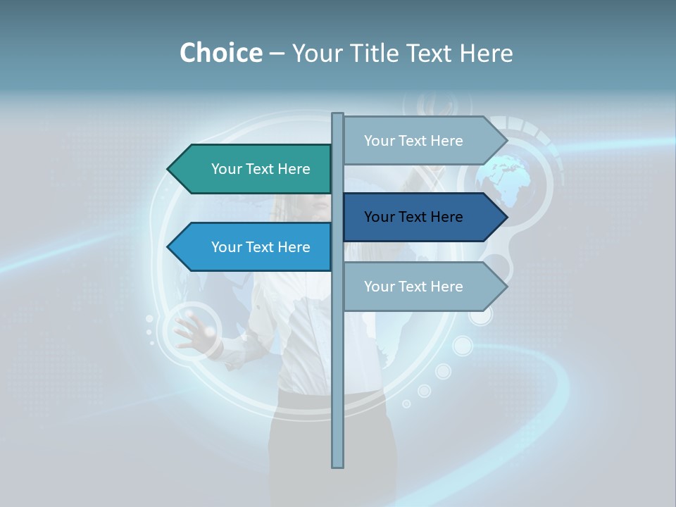 Select Person Worldmap PowerPoint Template
