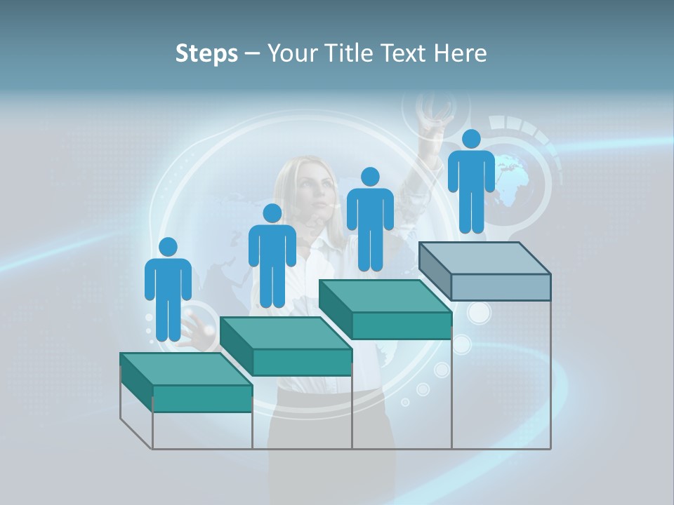 Select Person Worldmap PowerPoint Template