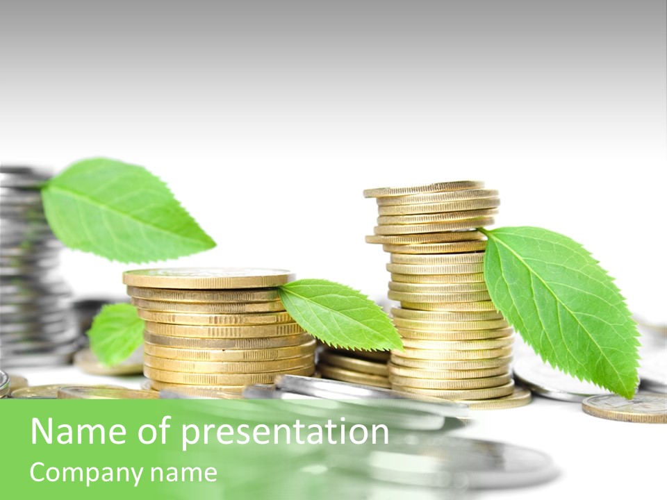 Finance Monetary Coin PowerPoint Template