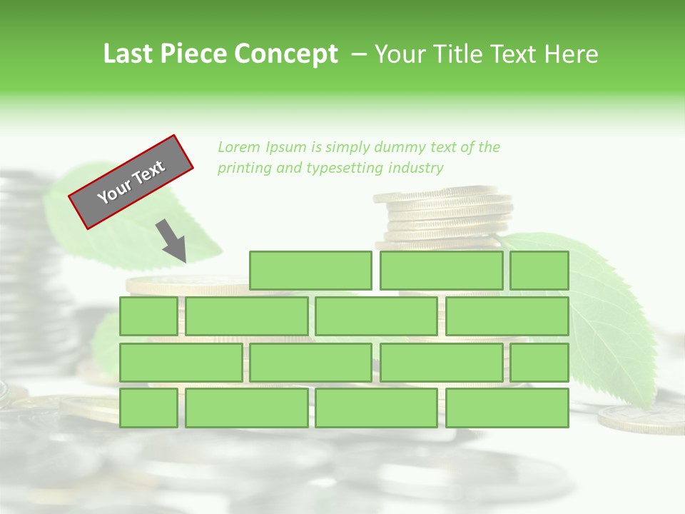 Finance Monetary Coin PowerPoint Template