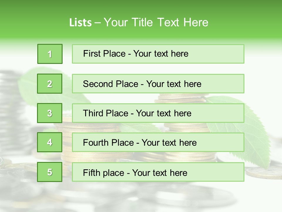 Finance Monetary Coin PowerPoint Template