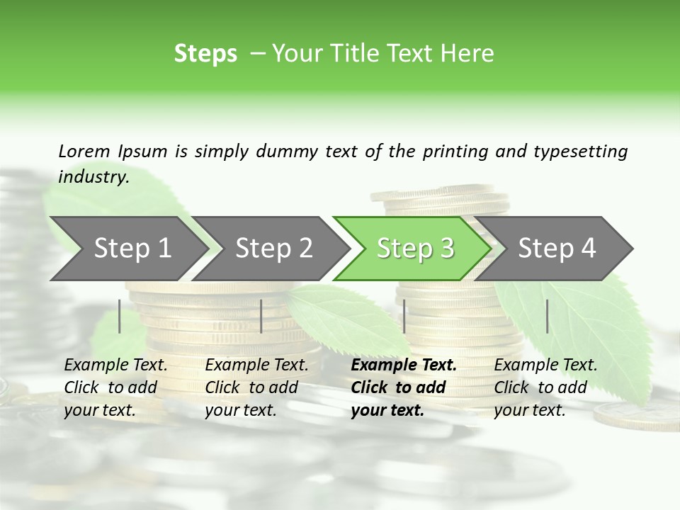 Finance Monetary Coin PowerPoint Template