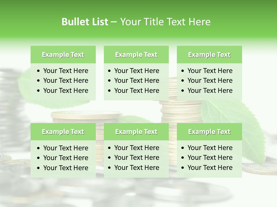 Finance Monetary Coin PowerPoint Template