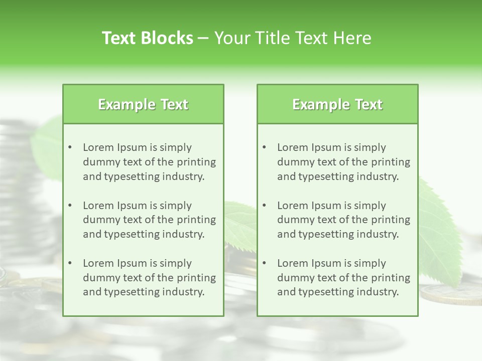 Finance Monetary Coin PowerPoint Template