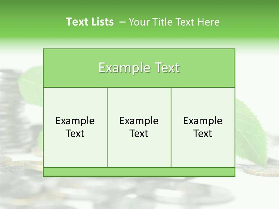 Finance Monetary Coin PowerPoint Template