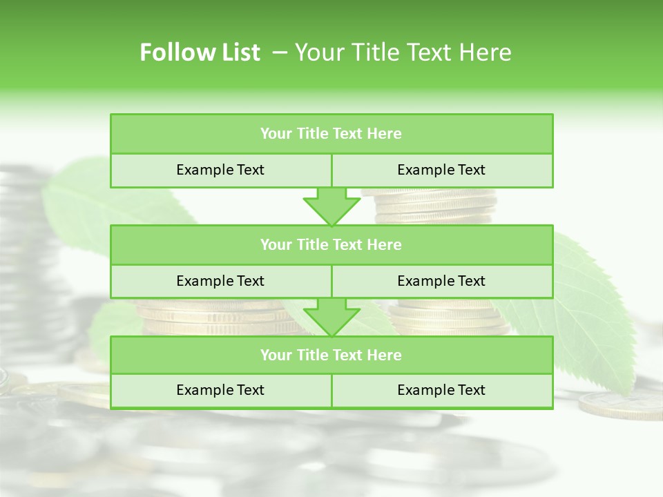 Finance Monetary Coin PowerPoint Template