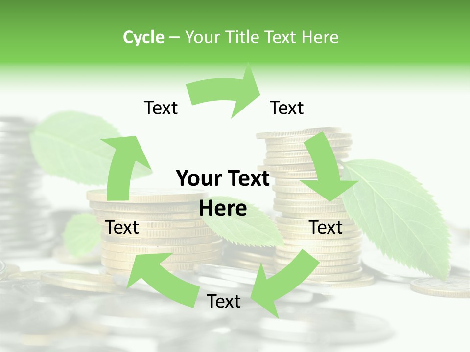Finance Monetary Coin PowerPoint Template