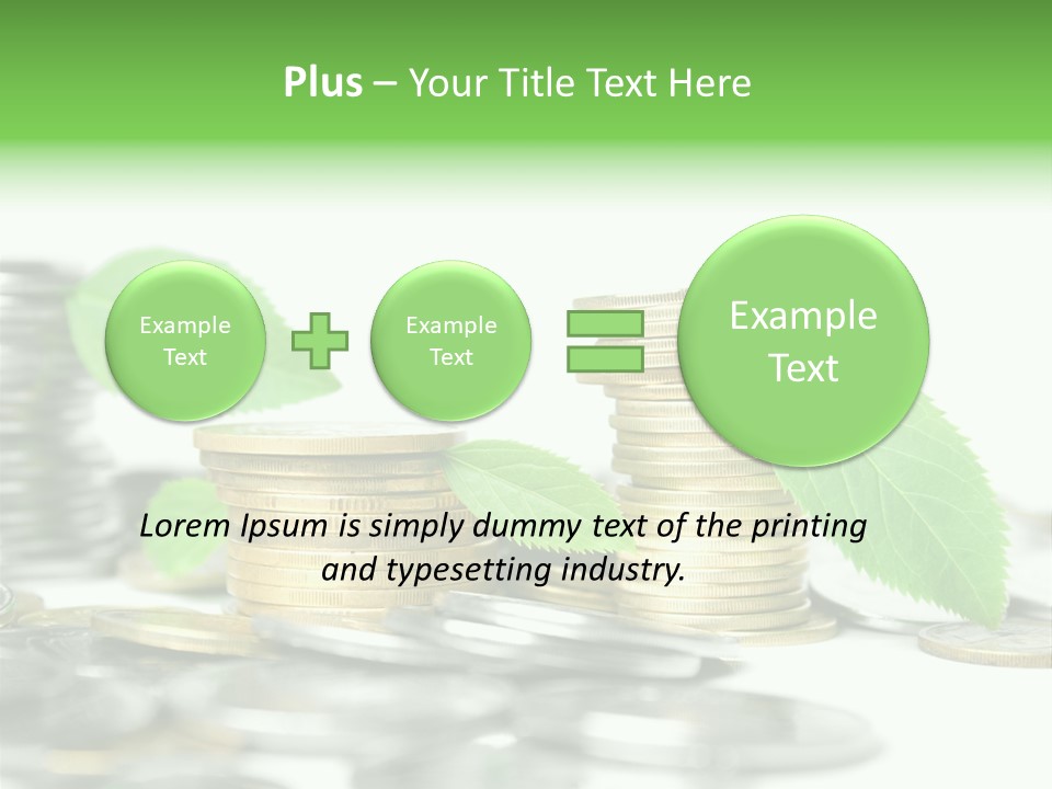 Finance Monetary Coin PowerPoint Template