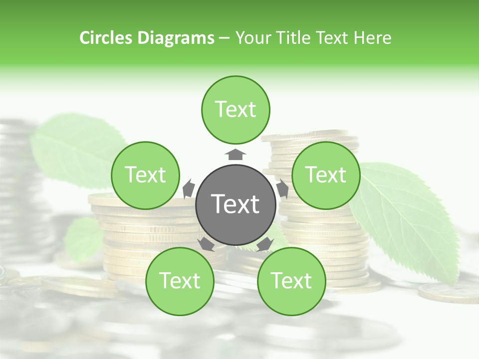 Finance Monetary Coin PowerPoint Template