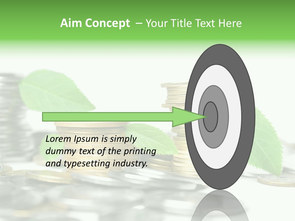 Finance Monetary Coin PowerPoint Template