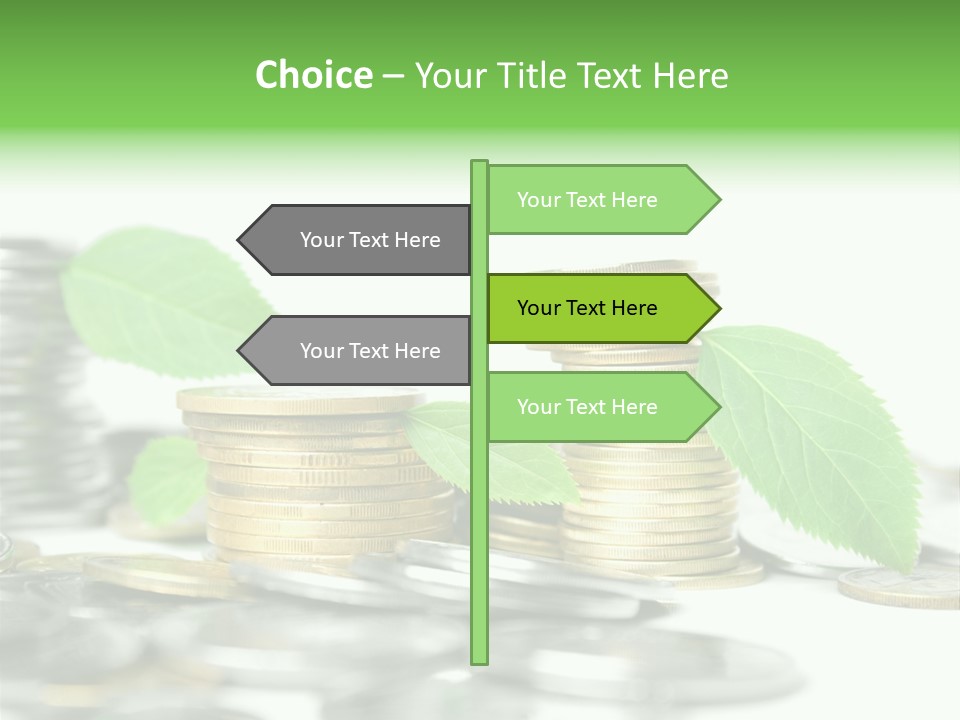 Finance Monetary Coin PowerPoint Template