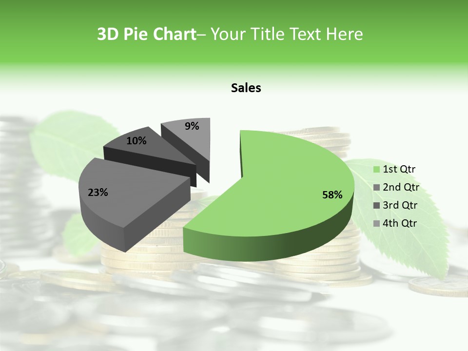 Finance Monetary Coin PowerPoint Template
