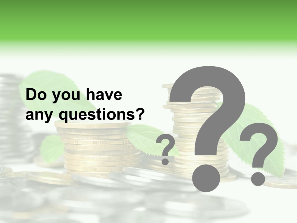 Finance Monetary Coin PowerPoint Template