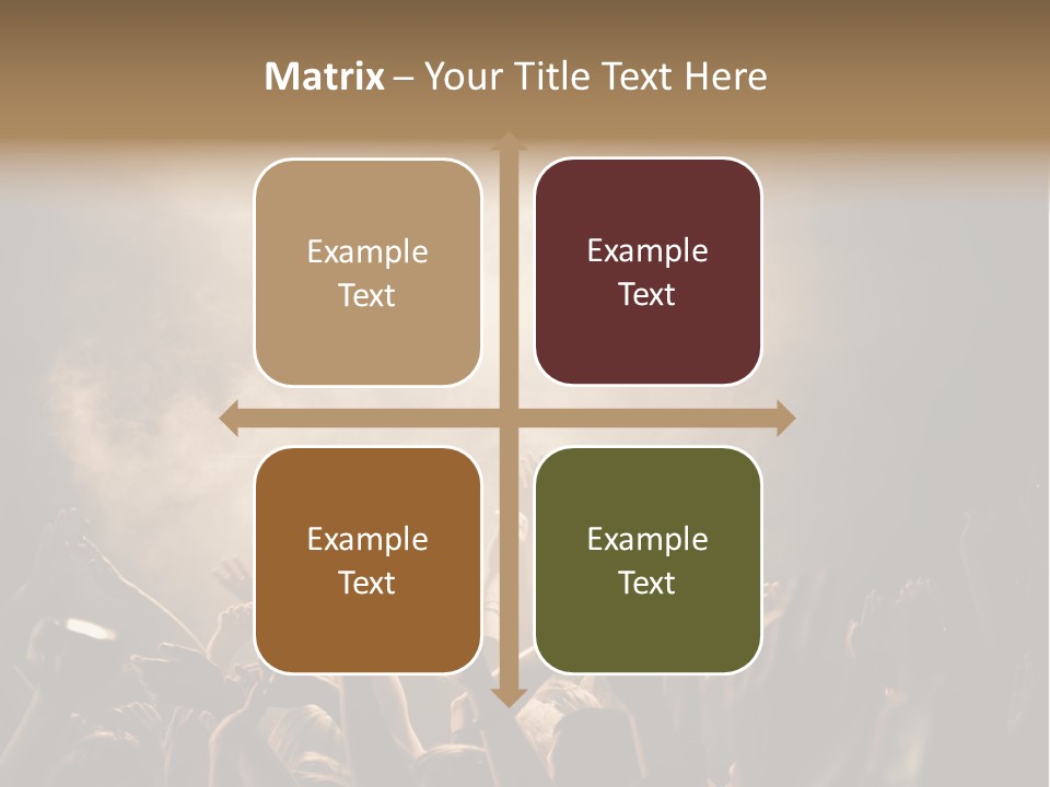 Art Excitement Hand PowerPoint Template