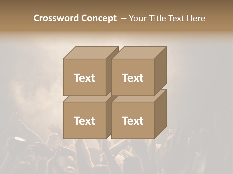 Art Excitement Hand PowerPoint Template