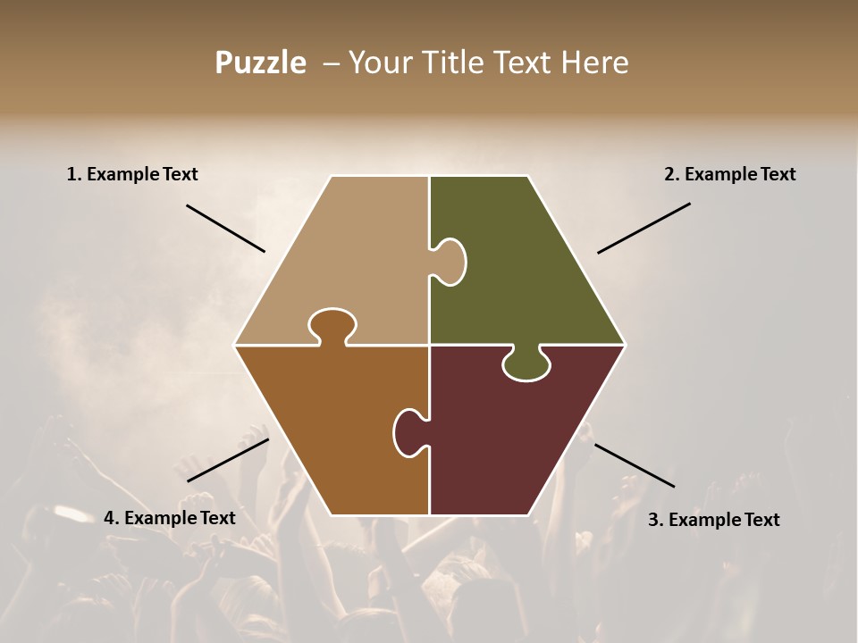 Art Excitement Hand PowerPoint Template