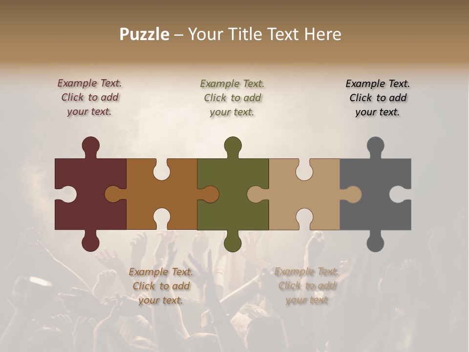 Art Excitement Hand PowerPoint Template