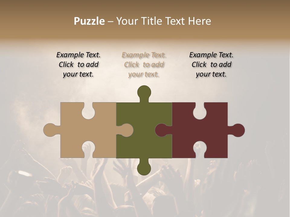 Art Excitement Hand PowerPoint Template