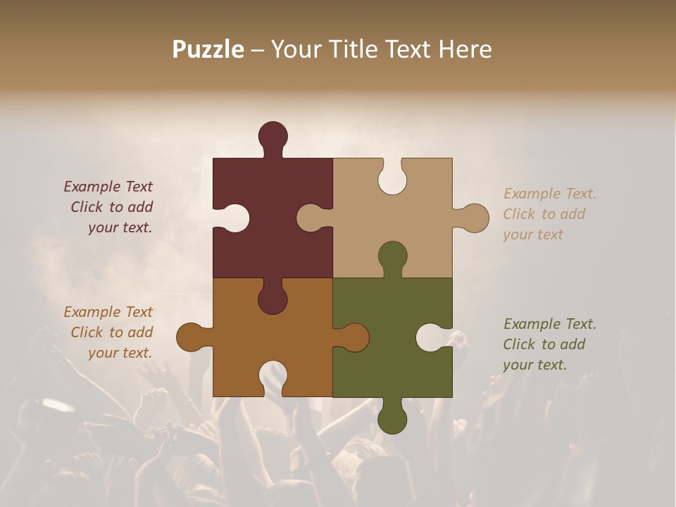 Art Excitement Hand PowerPoint Template