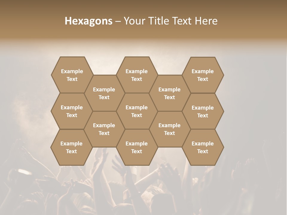 Art Excitement Hand PowerPoint Template