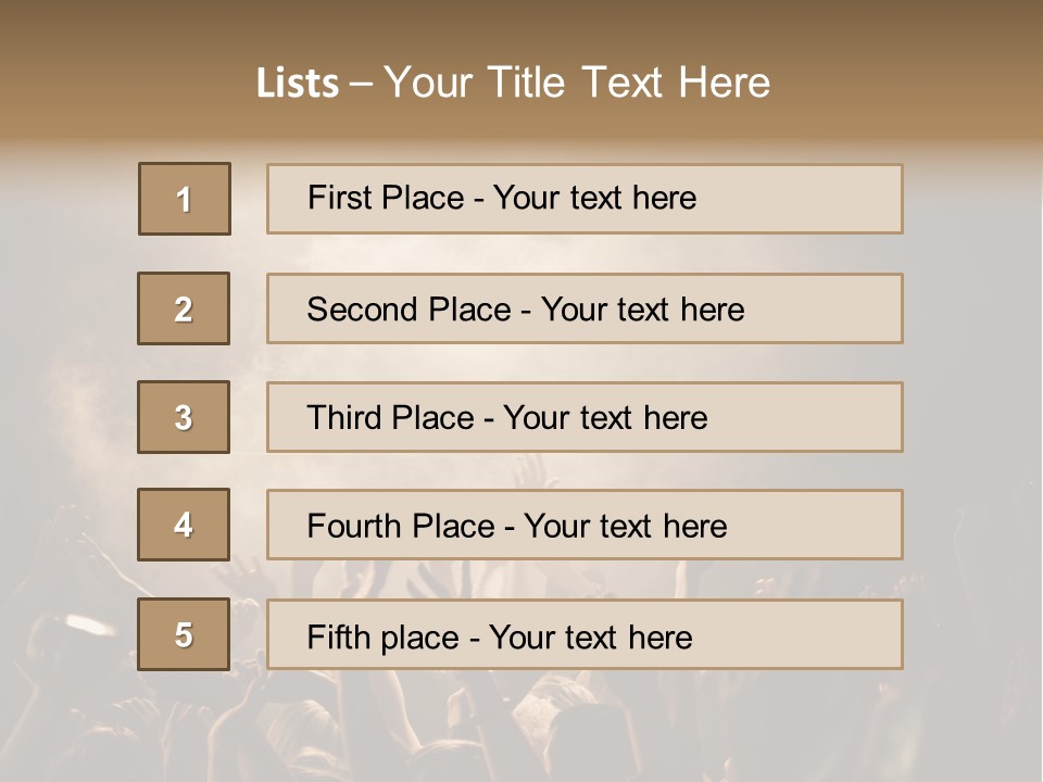 Art Excitement Hand PowerPoint Template