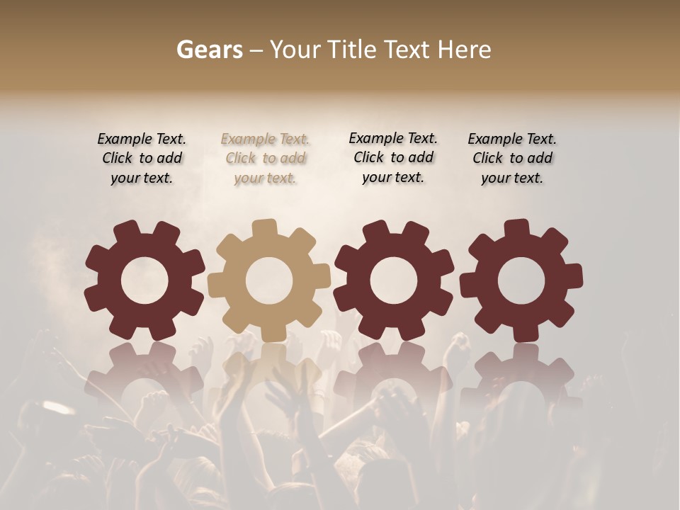 Art Excitement Hand PowerPoint Template