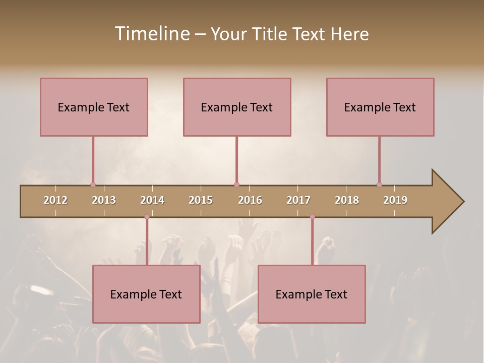 Art Excitement Hand PowerPoint Template
