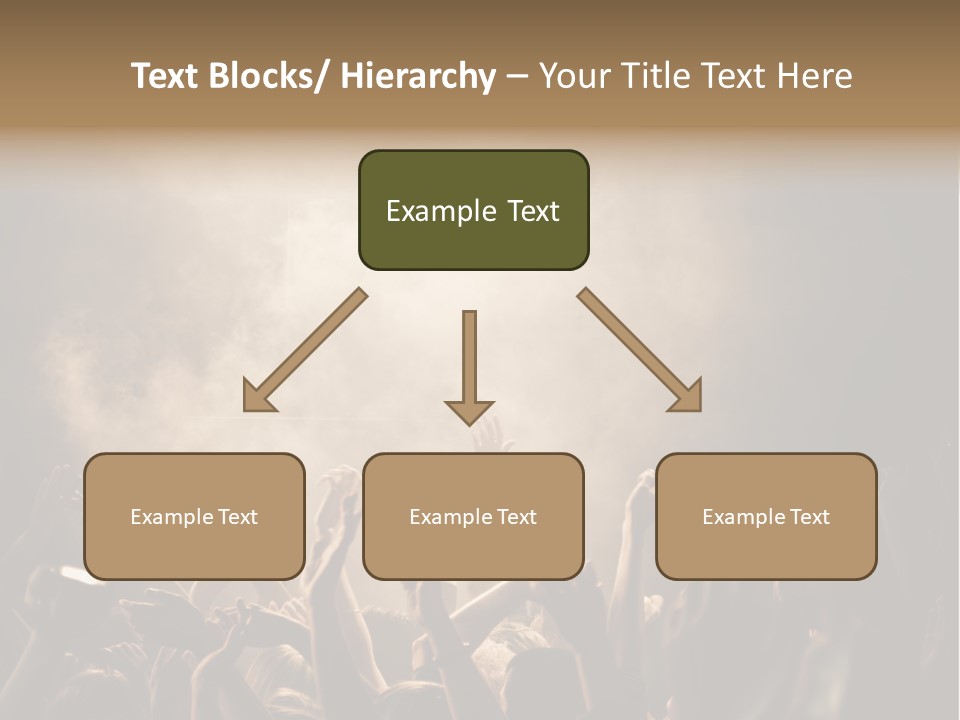 Art Excitement Hand PowerPoint Template