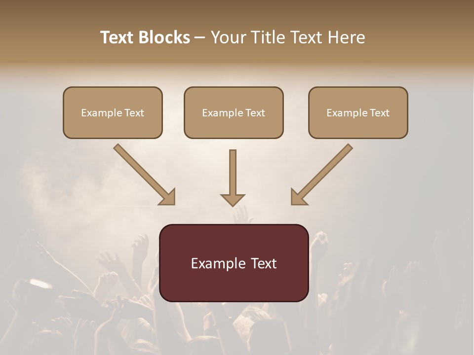 Art Excitement Hand PowerPoint Template