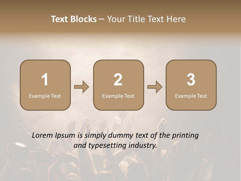 Art Excitement Hand PowerPoint Template