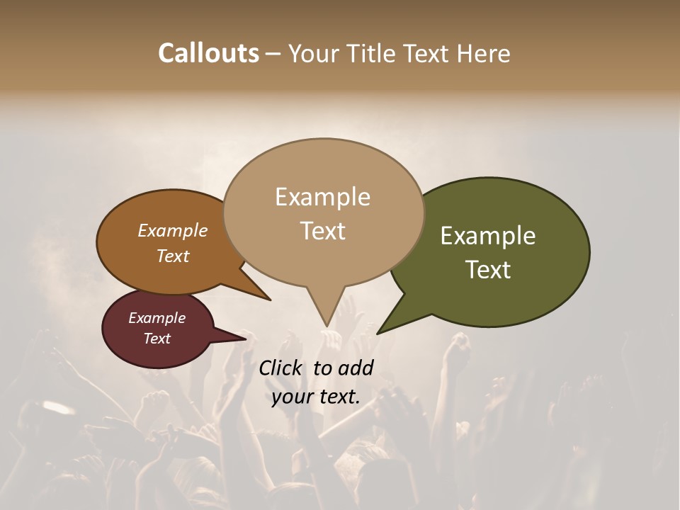 Art Excitement Hand PowerPoint Template