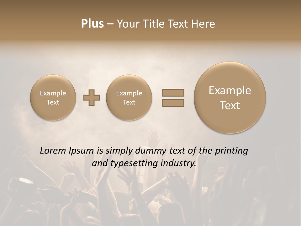 Art Excitement Hand PowerPoint Template