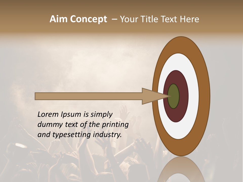 Art Excitement Hand PowerPoint Template