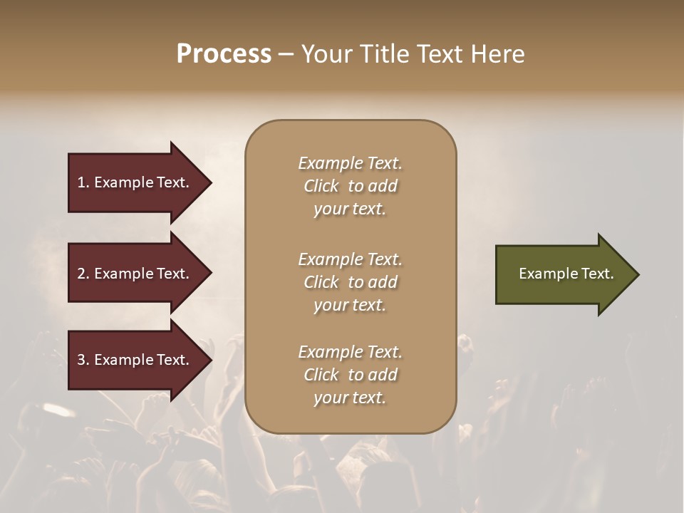 Art Excitement Hand PowerPoint Template