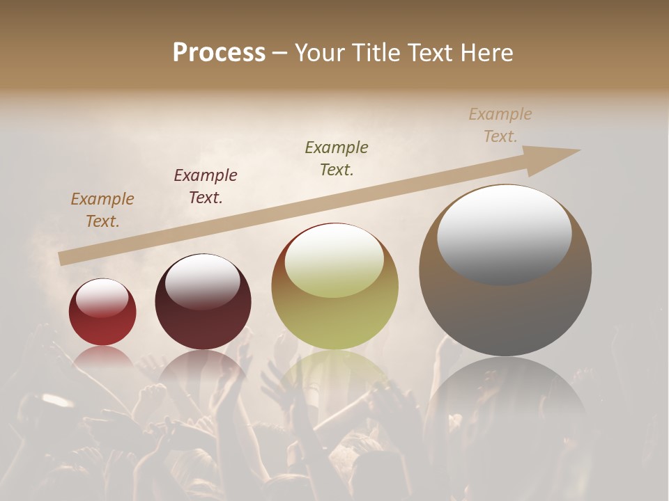 Art Excitement Hand PowerPoint Template