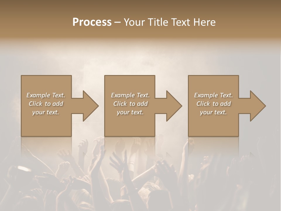 Art Excitement Hand PowerPoint Template