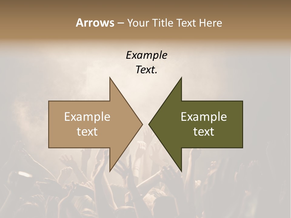 Art Excitement Hand PowerPoint Template