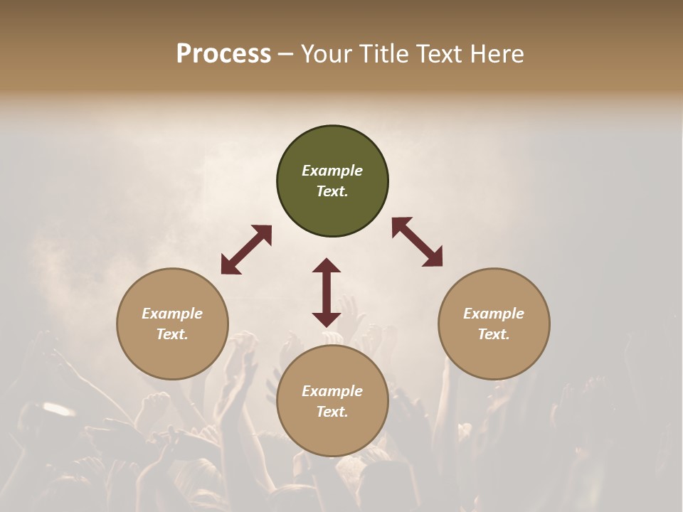 Art Excitement Hand PowerPoint Template