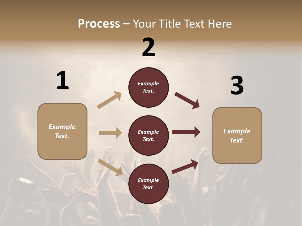 Art Excitement Hand PowerPoint Template