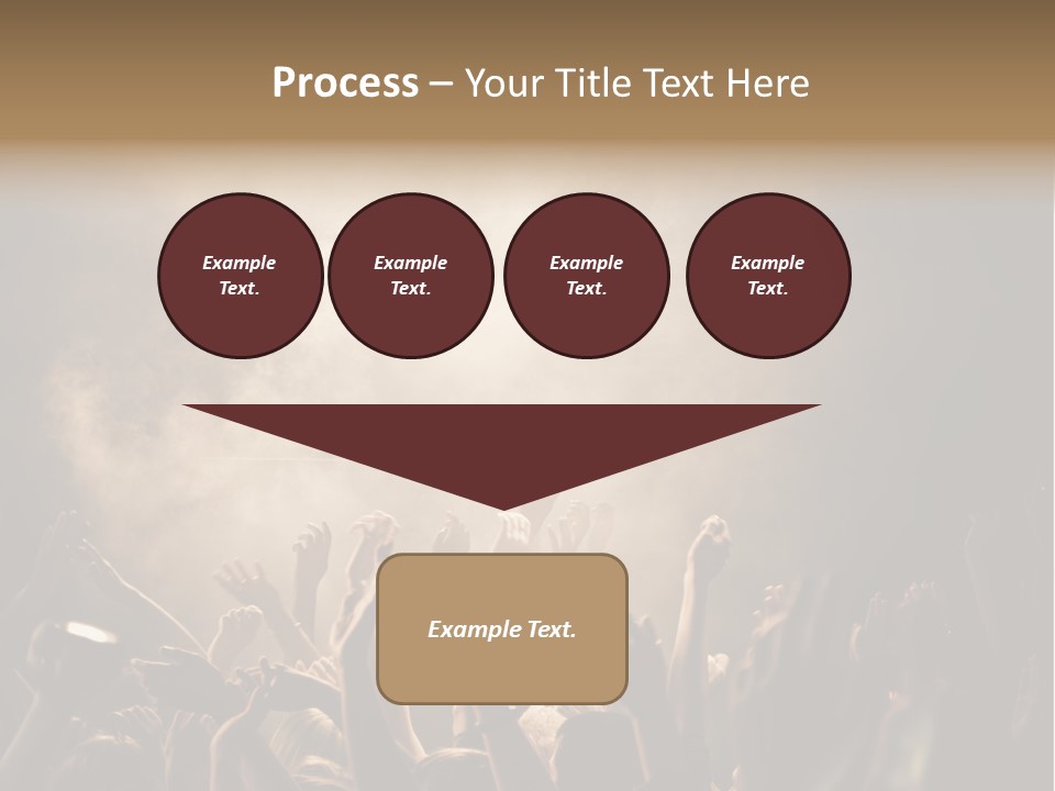 Art Excitement Hand PowerPoint Template