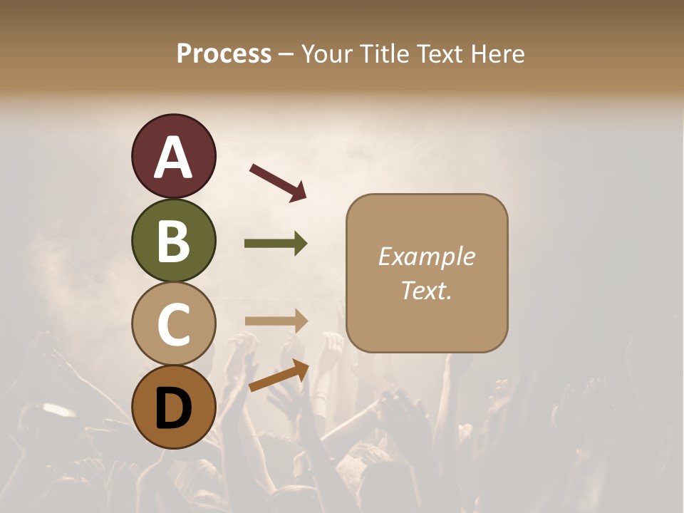 Art Excitement Hand PowerPoint Template