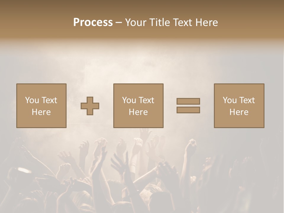 Art Excitement Hand PowerPoint Template