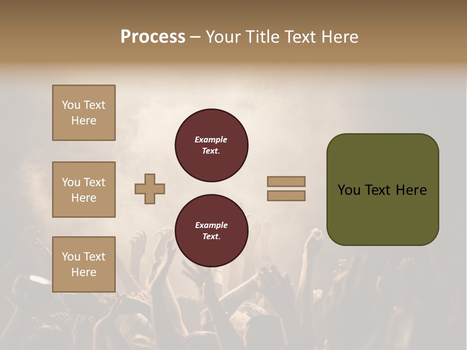 Art Excitement Hand PowerPoint Template