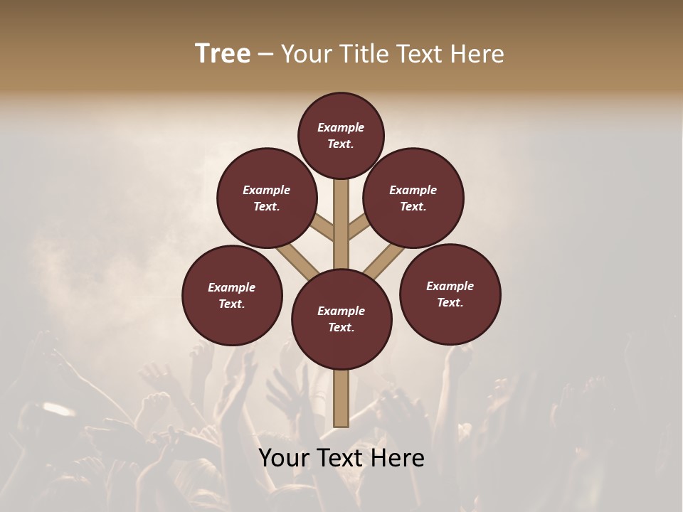 Art Excitement Hand PowerPoint Template